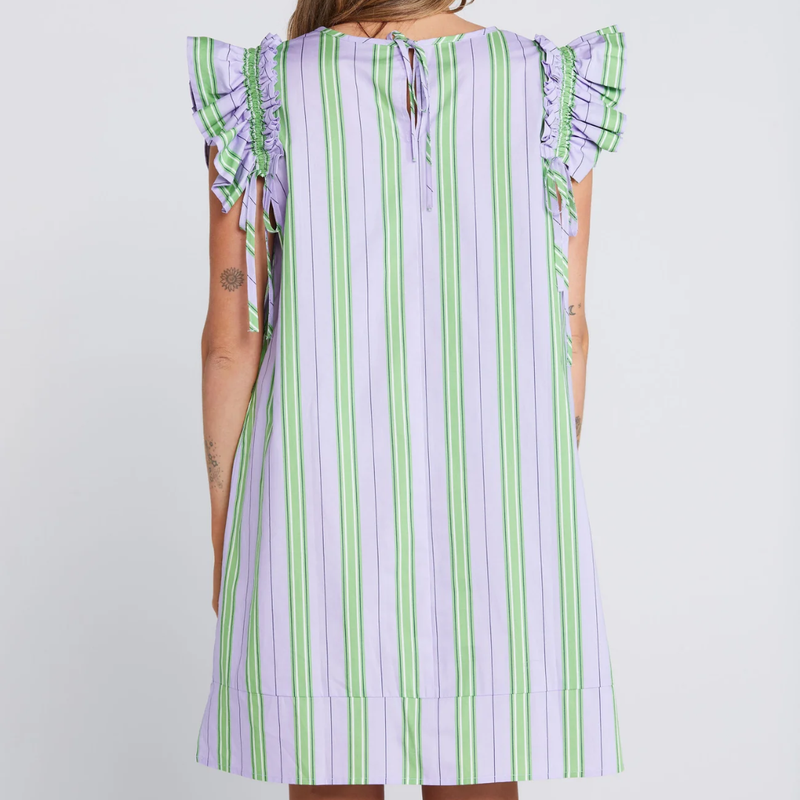 Tiesy Dress - Royal Fern