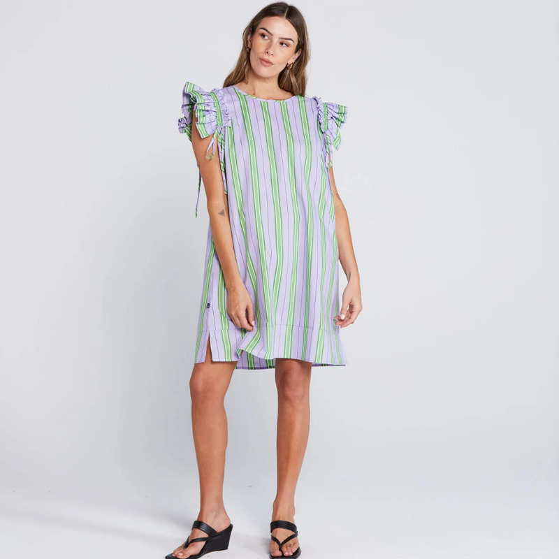 Tiesy Dress - Royal Fern