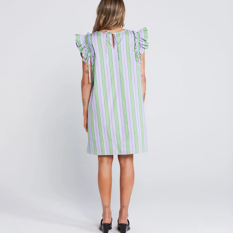 Tiesy Dress - Royal Fern