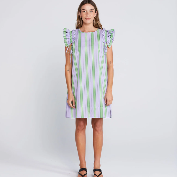 Tiesy Dress - Royal Fern