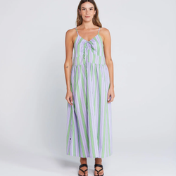 Zinnia Dress - Royal Fern