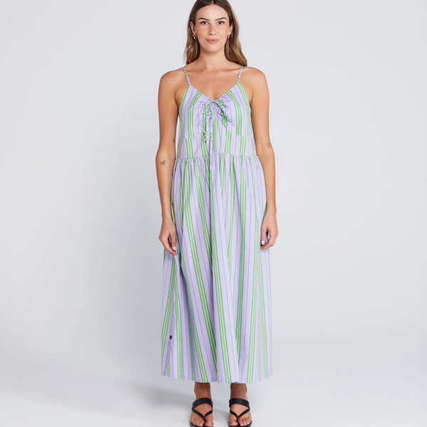 Zinnia Dress - Royal Fern