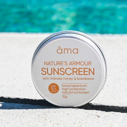 Nature's Amour SPF30 Sunscreen - Manuka Honey + Kawakawa