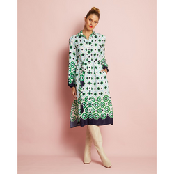 Willow Shirt Dress - Geo Print