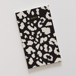 Notebook - Black Leopard