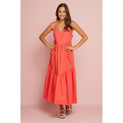 Antherton Pintuck Dress - Sunkiss