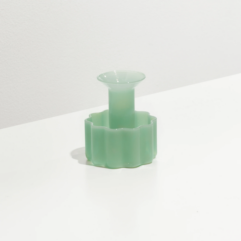 Wave Candle Holder - Jade