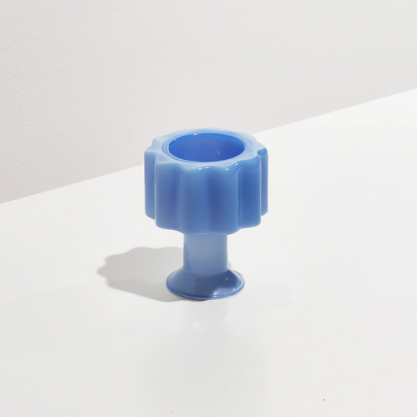 Wave Candle Holder - Blue