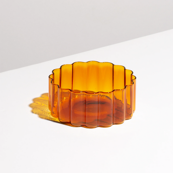 Wave Bowl - Amber