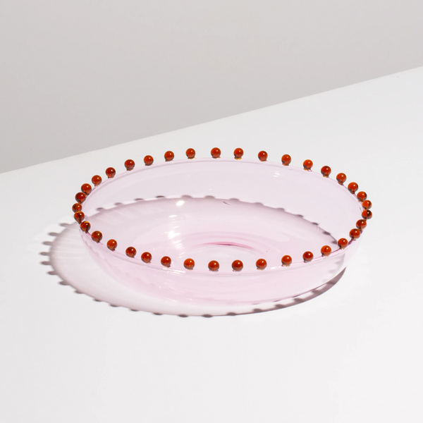 Pearl Platter - Pink + Amber