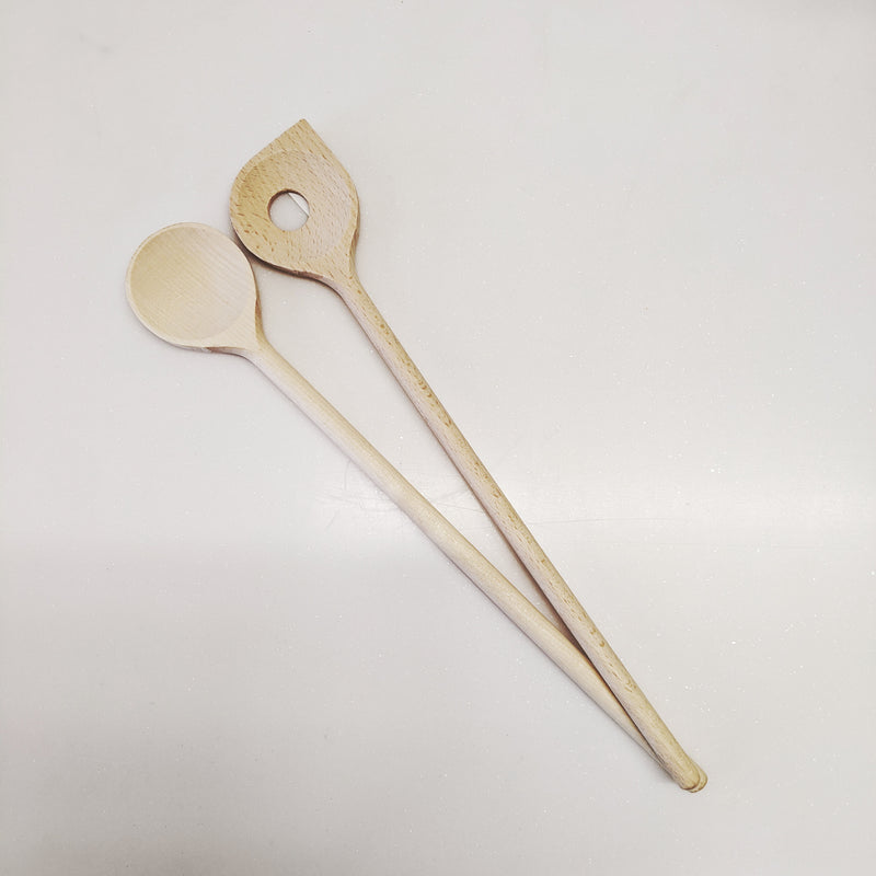 Beech Pointed spoon with hole