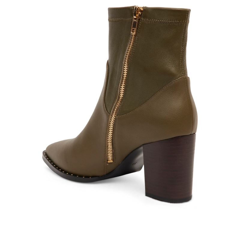 Gabby Boot - Khaki Calf