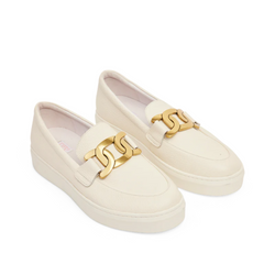 Danica Loafer - White Pebble