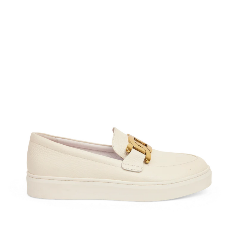 Danica Loafer - White Pebble