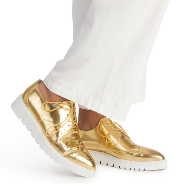 Brook Brogue - Gold Mirror