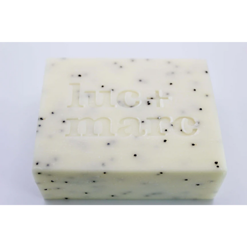 Invigorating Basil Garden Luxury Soap - NZ Manuka Honey + Poppy Seed