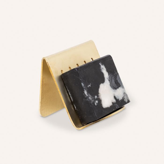 Fold Soap Holder - Brass