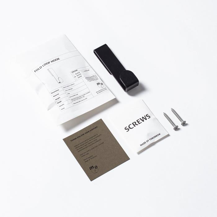 Fold Loop Hook - Black