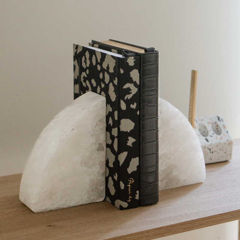 Rounded Stone Bookends