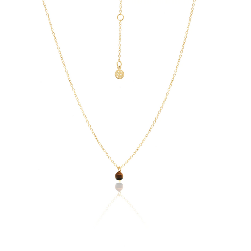 Mini Tigers Eye Necklace - 2 Colours