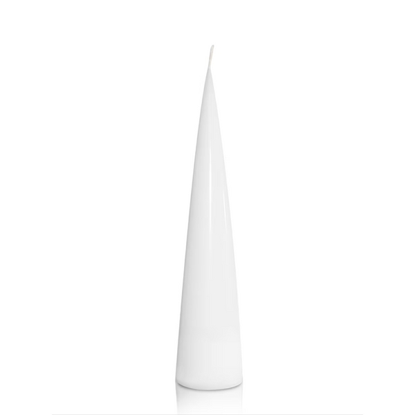 White Cone Candle - 20cm