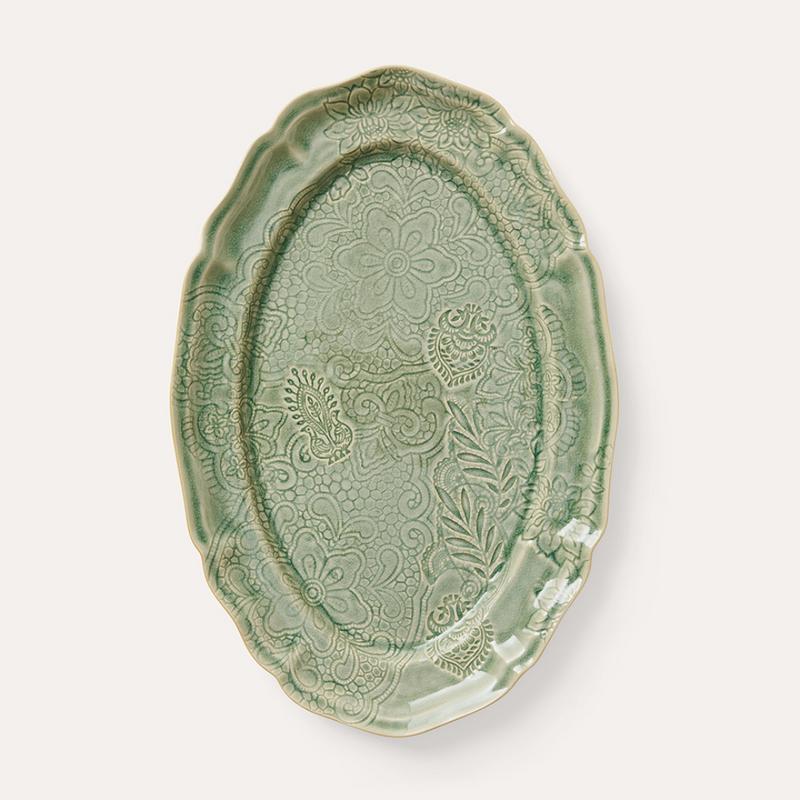 Large Oval Dish - Antique