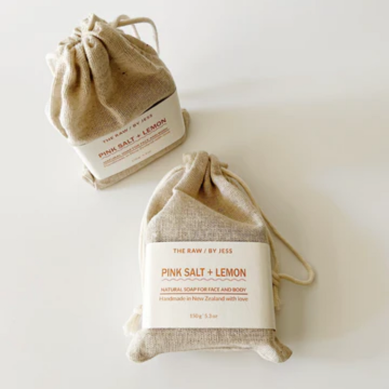 Natural Soap - Pink Salt + Lemon