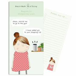 Magnetic Shopping List - Alexa Gin