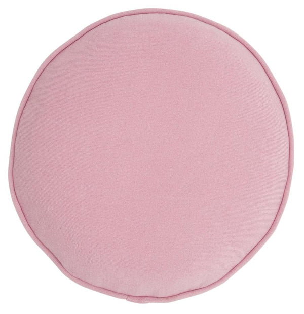 Cotton Knit Penny Round Cover - Pink