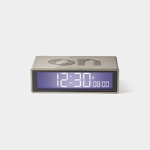 Reversible Flip Alarm Clock